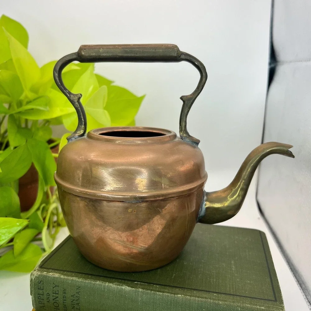 Vintage Copper Kettle Greenbrier Birmingham Alabama Farmhouse Kitchen French